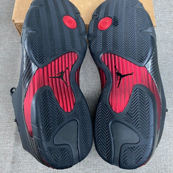 Nike Jordan 14 Retro SE Sneaker Shoe Men's 12 Black Anthracite BQ3685-001 - Picture 14 of 16